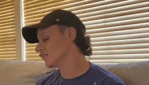 Man With Side Eye Expression