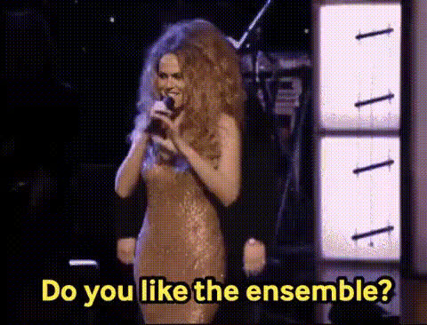 Mariah Carey Performing On Stage