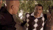Men Arguing In Tree