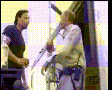 Men Arguing Outside