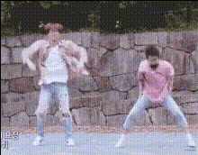Men Dancing In Sync