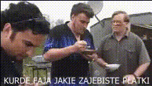 Men Eating Outdoors