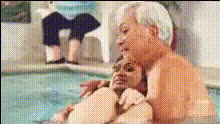 Men In A Pool