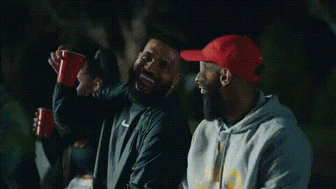 Men Laughing And Cheering