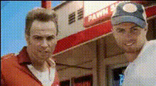 Men Standing Outside Store