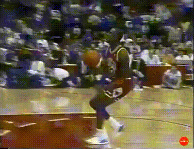 Michael Jordan In Mid Air