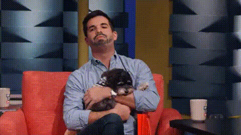 Michael Kosta With Dog 2