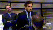 Michael Scott Intense Stare