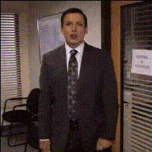 Michael Scott Standing In Office