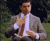 Mr Bean Eating And Reading