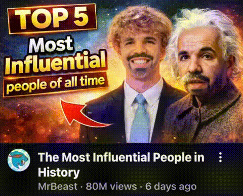 Mrbeast Einstein Face Swap
