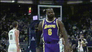 Nba Player Lebron James Reacting