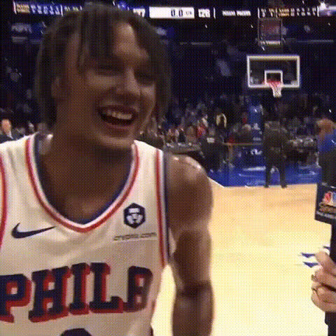 Nba Player Smiling On Court