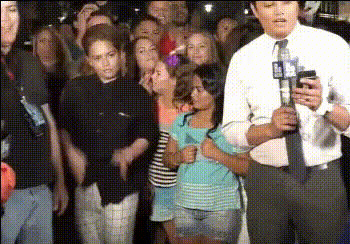 News Reporter Live On Air