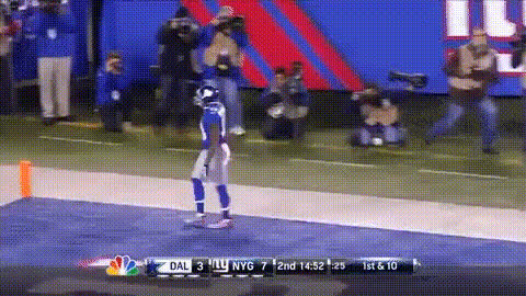 Odell Beckham Jr Celebrating