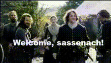 Outlander Welcome Scene