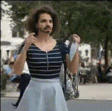 woman-gesturing-on-street