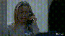 woman-on-phone-with-visitor
