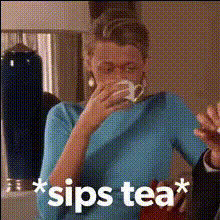 woman-sips-tea-dramatically