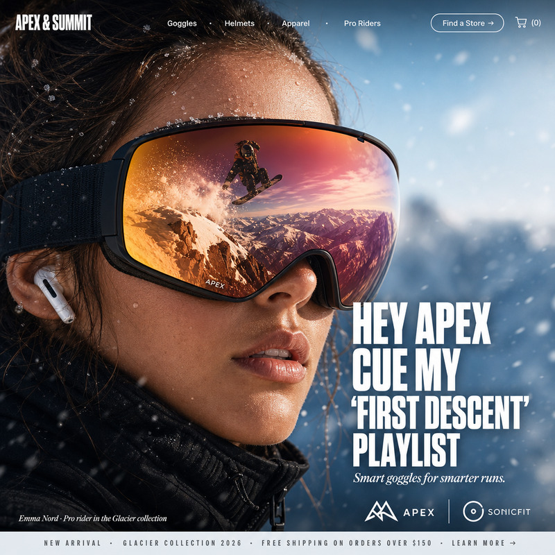 Magic Hour | APEX & SUMMIT — First Descent - AI Image Editor Template