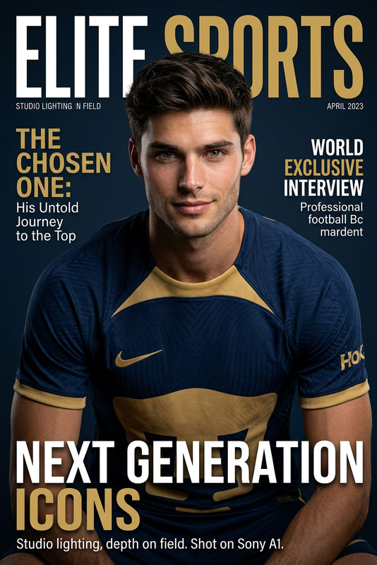 Sports Magazine Cover