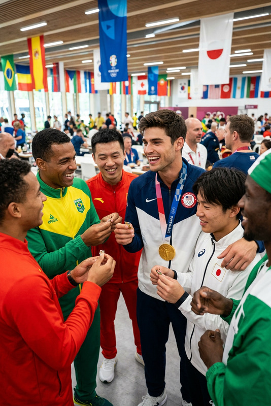 Olympic Village Scene