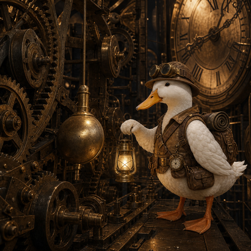 Inside a Giant Clock