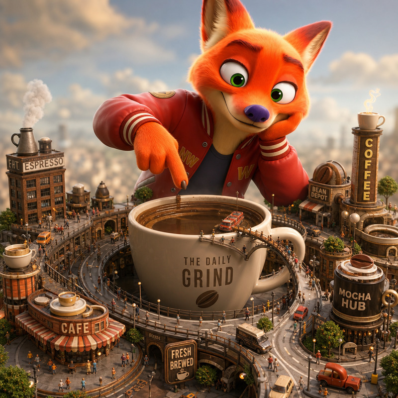 Coffee Cup Metropolis