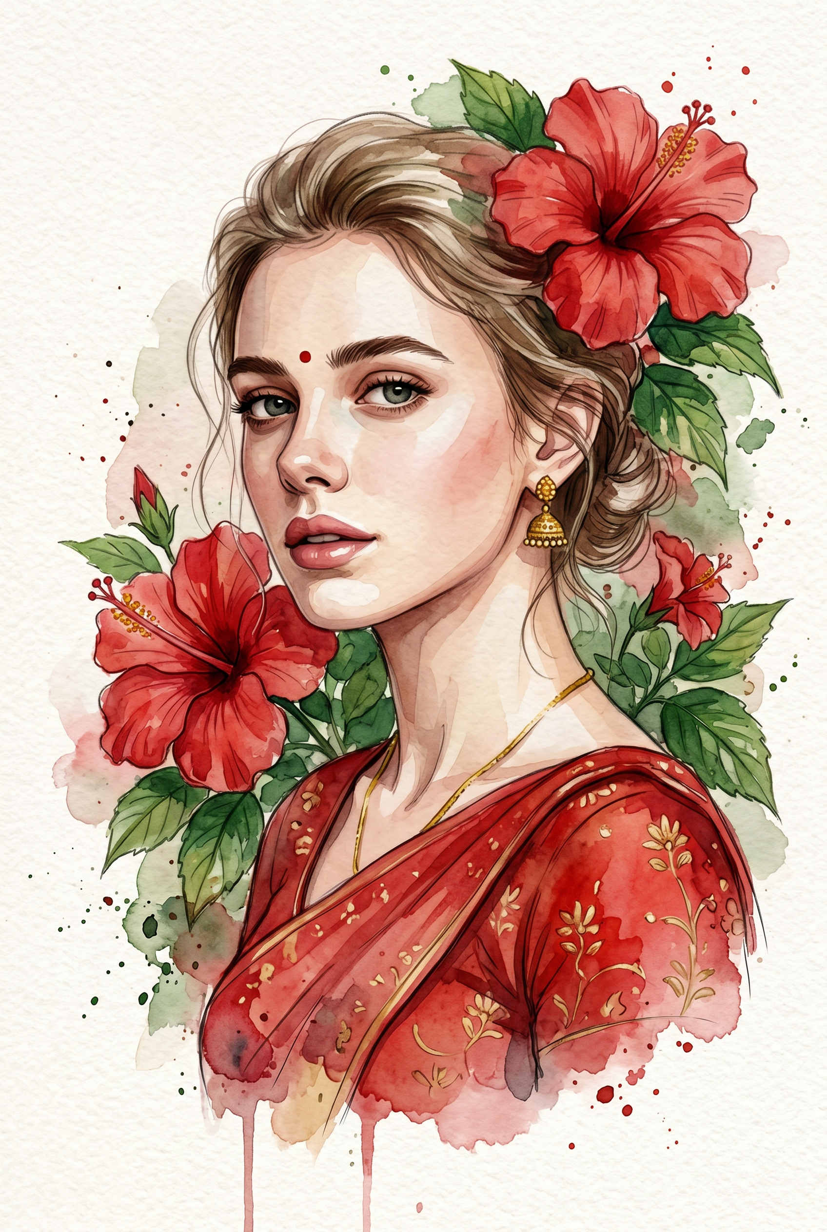 The Hibiscus Portrait