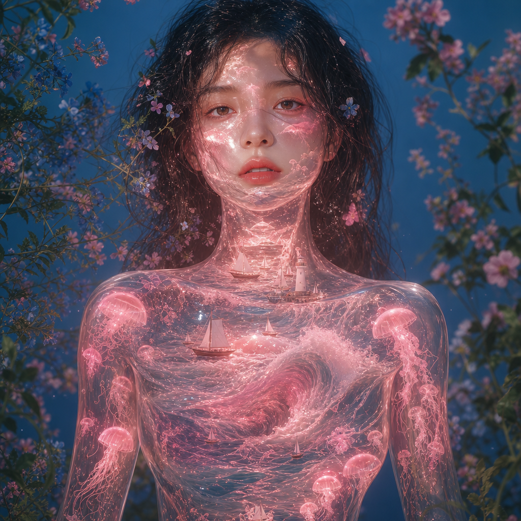 Pink Ocean Inside the Body
