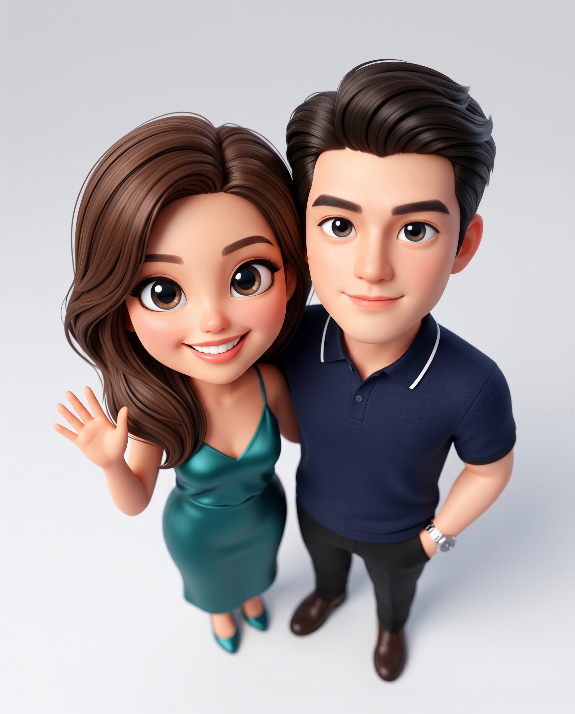 Chibi-Inspired Couple