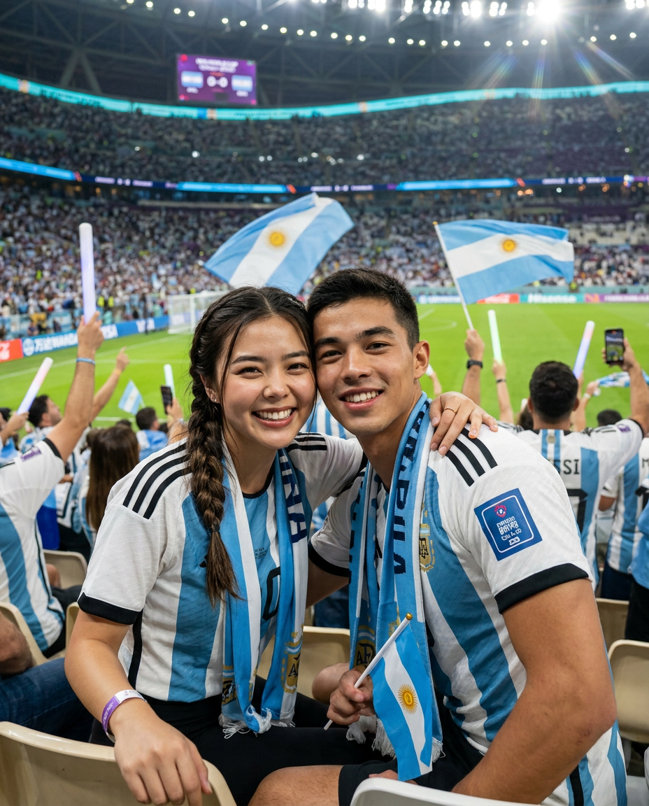 World Cup Couple Fan