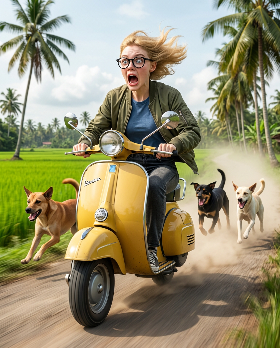 Yellow Scooter Escape