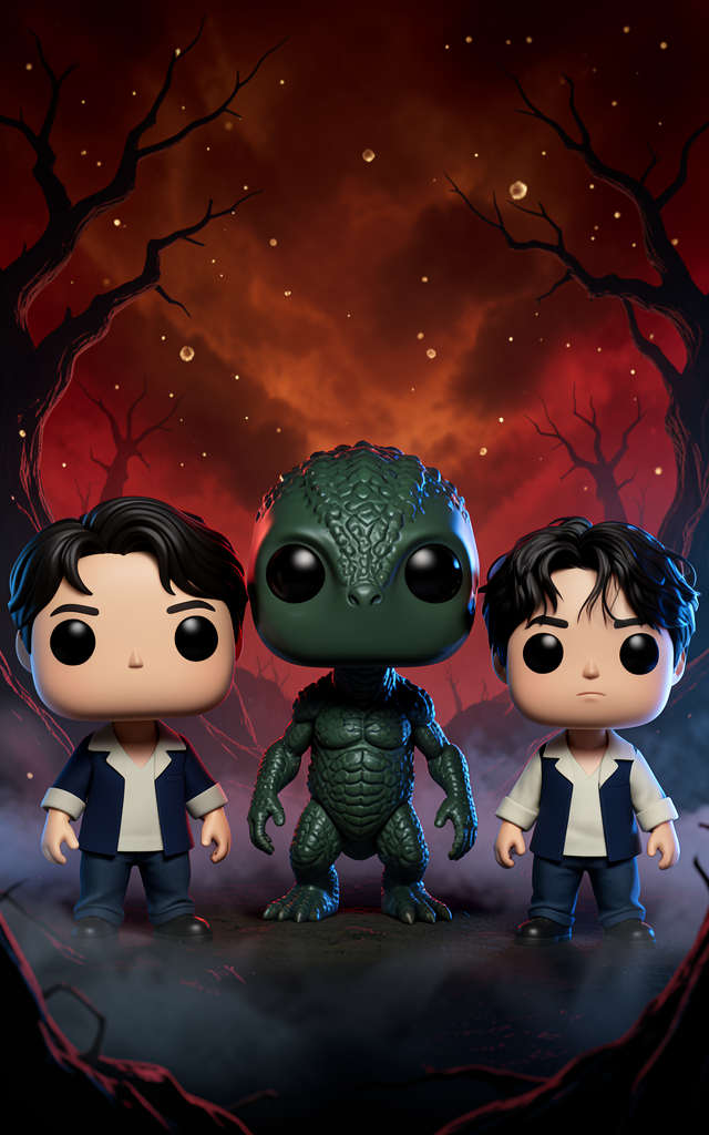 Stranger Funko Paired