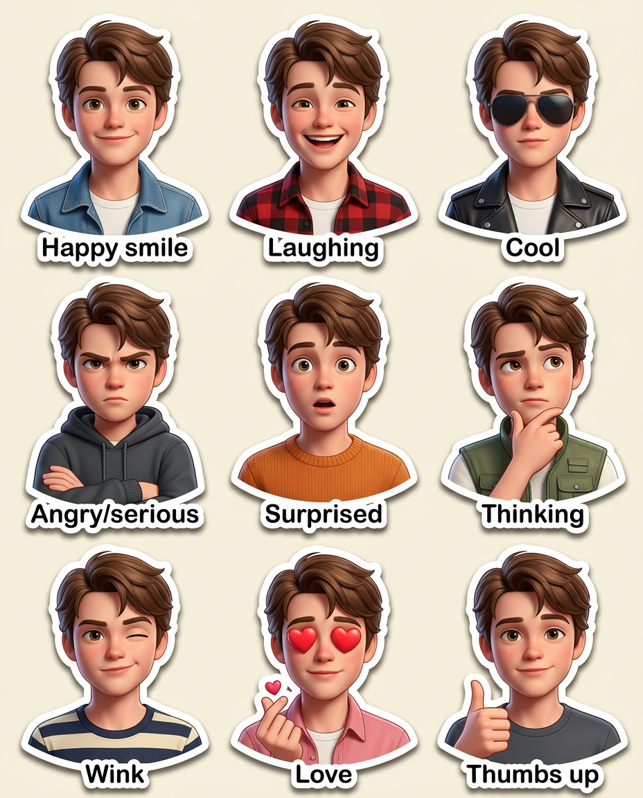 Pixar Sticker Pack