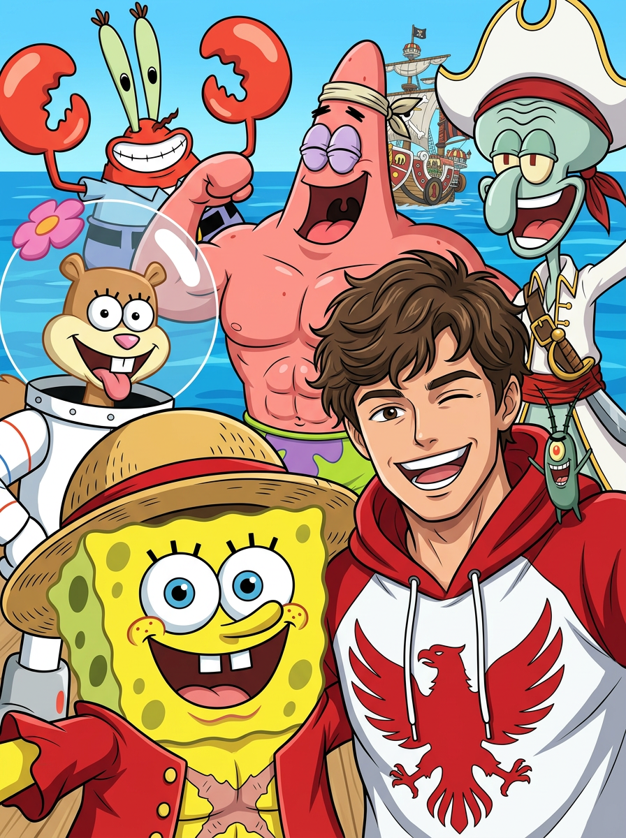 SpongeBob One Piece Crew