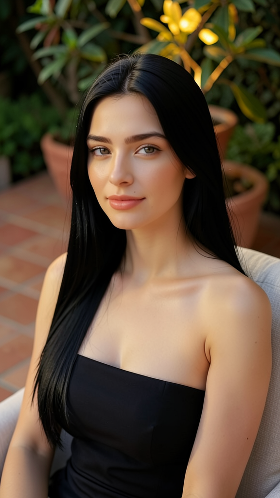Warm Garden Portrait
