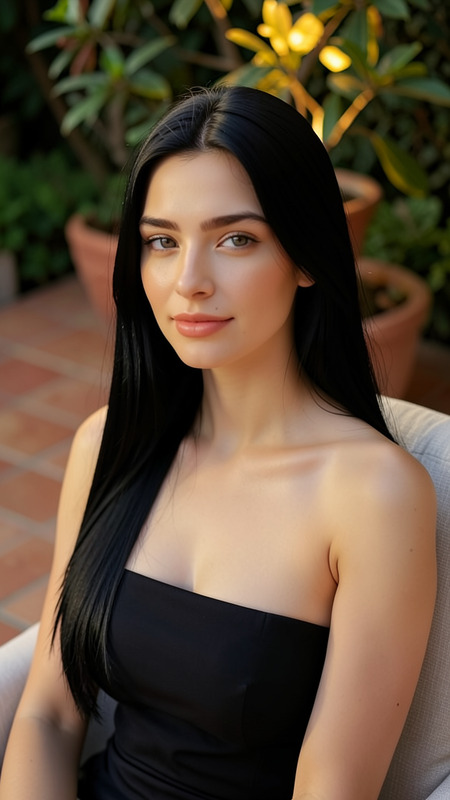 Warm Garden Portrait