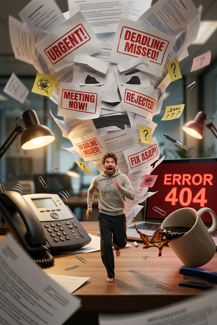 Miniature Office Paper Tornado