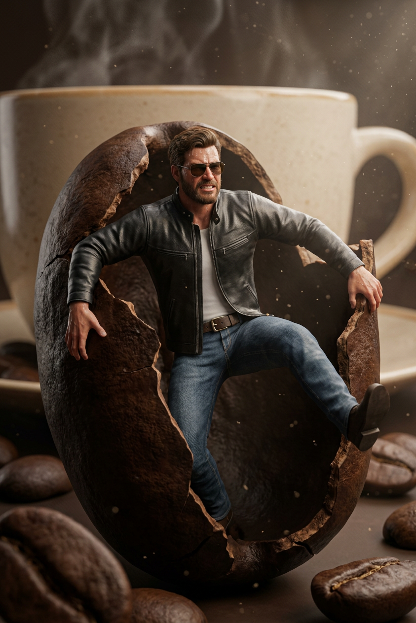 Mini Coffee Bean Burst