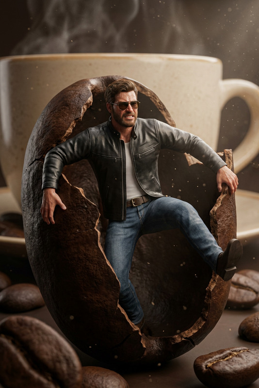 Mini Coffee Bean Burst