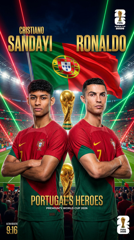 Football Legend Duo Poster