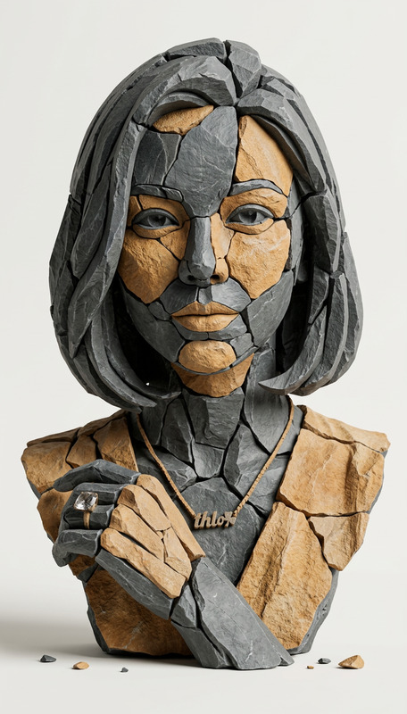 Stone Fragment Portrait