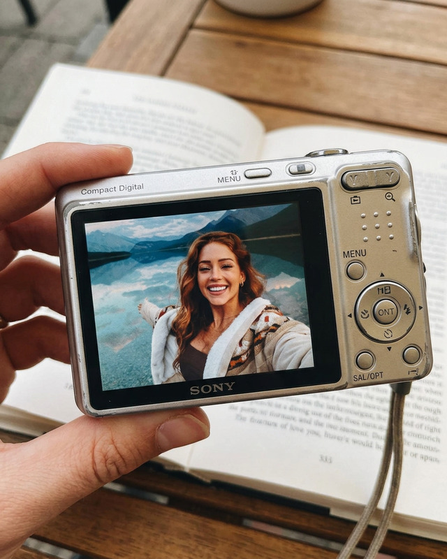Camera LCD Portrait Flat-Lay
