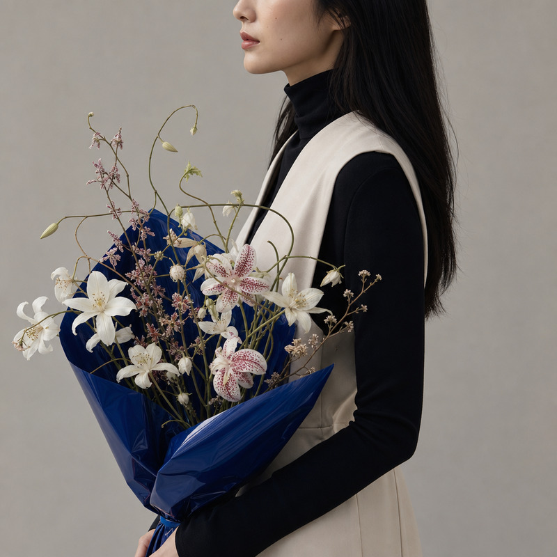 A striking bouquet
