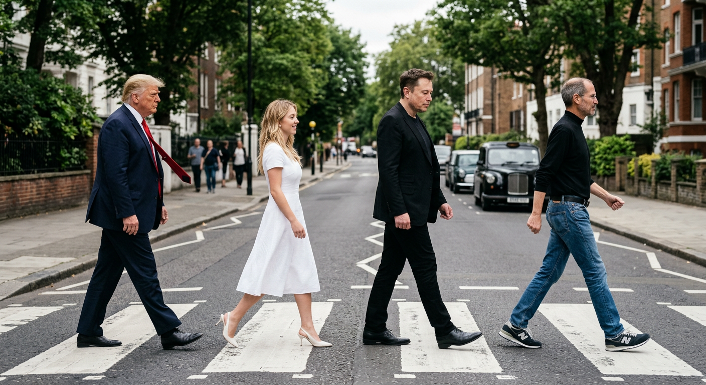 Celebrity Abbey Road Crossing