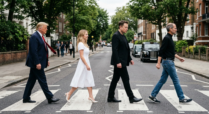 Celebrity Abbey Road Crossing