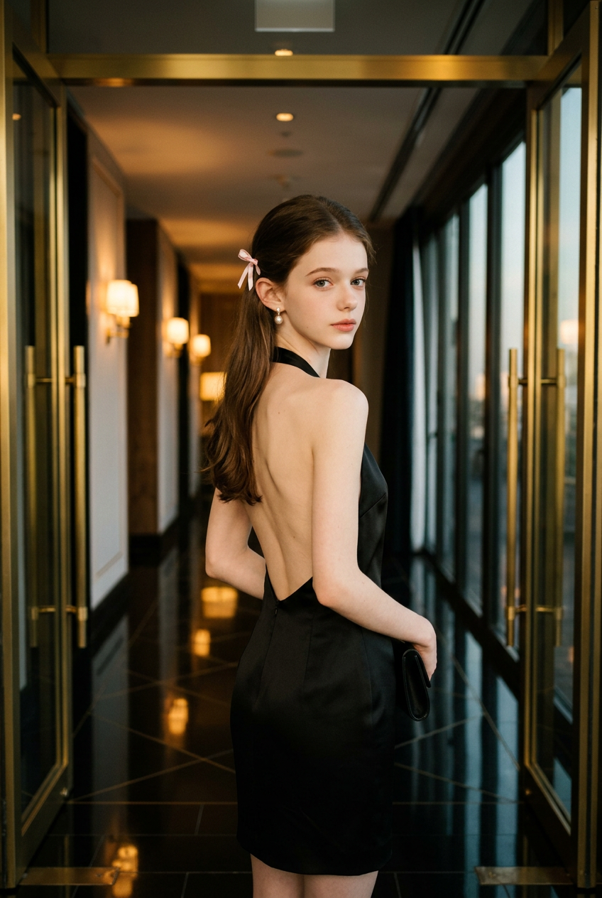 Luxury Hotel Entrance