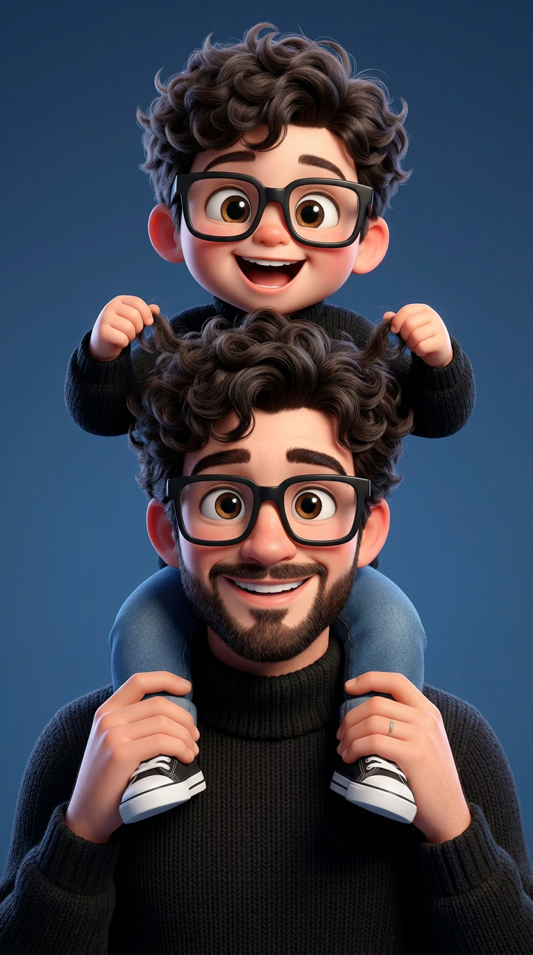 Pixar Father Son Shoulder