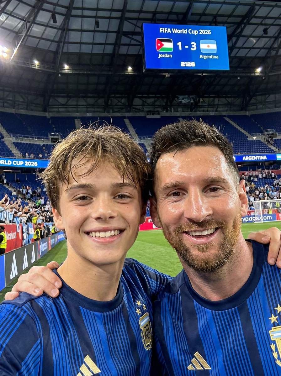 Messi World Cup Victory Selfie